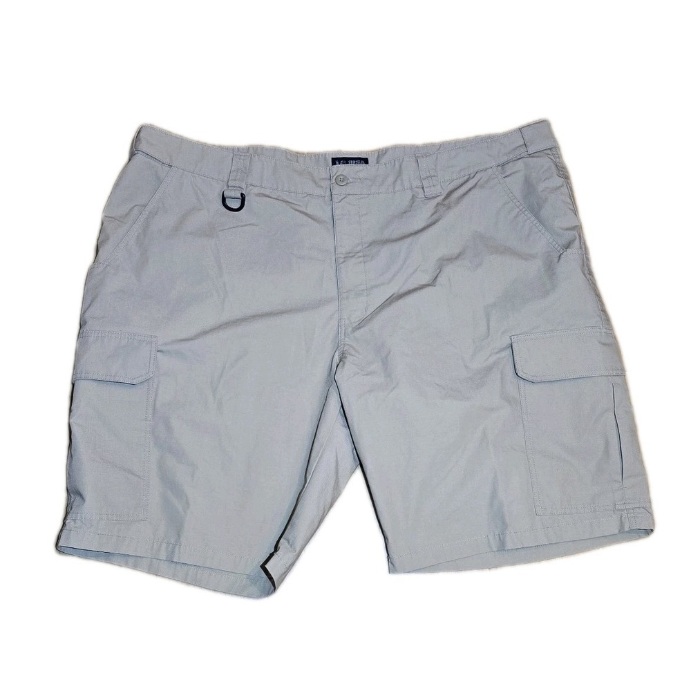 US Midway Mens Shorts Big & Tall Khaki Cargo Shorts 52 X‎ 11 In